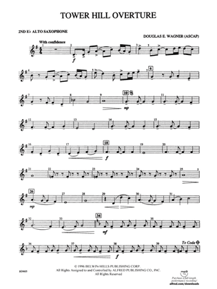 Tower Hill Overture: 2nd E-flat Alto Saxophone