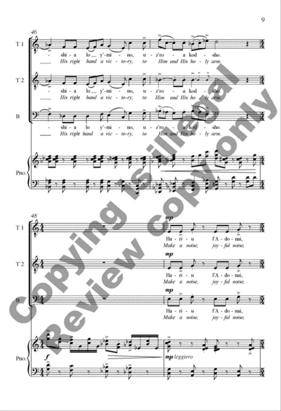 A New Psalm (Psalm 98) A New Psalm (Psalm 98) TTB scores gallery preview page 28