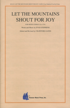 Book cover for Let the Mountains Shout for Joy - SATB