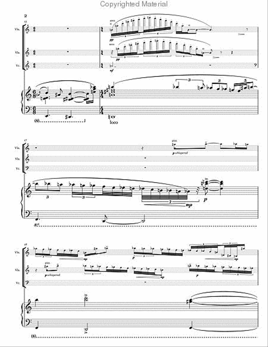 FAULT LINES Chamber Music scores gallery preview page 3