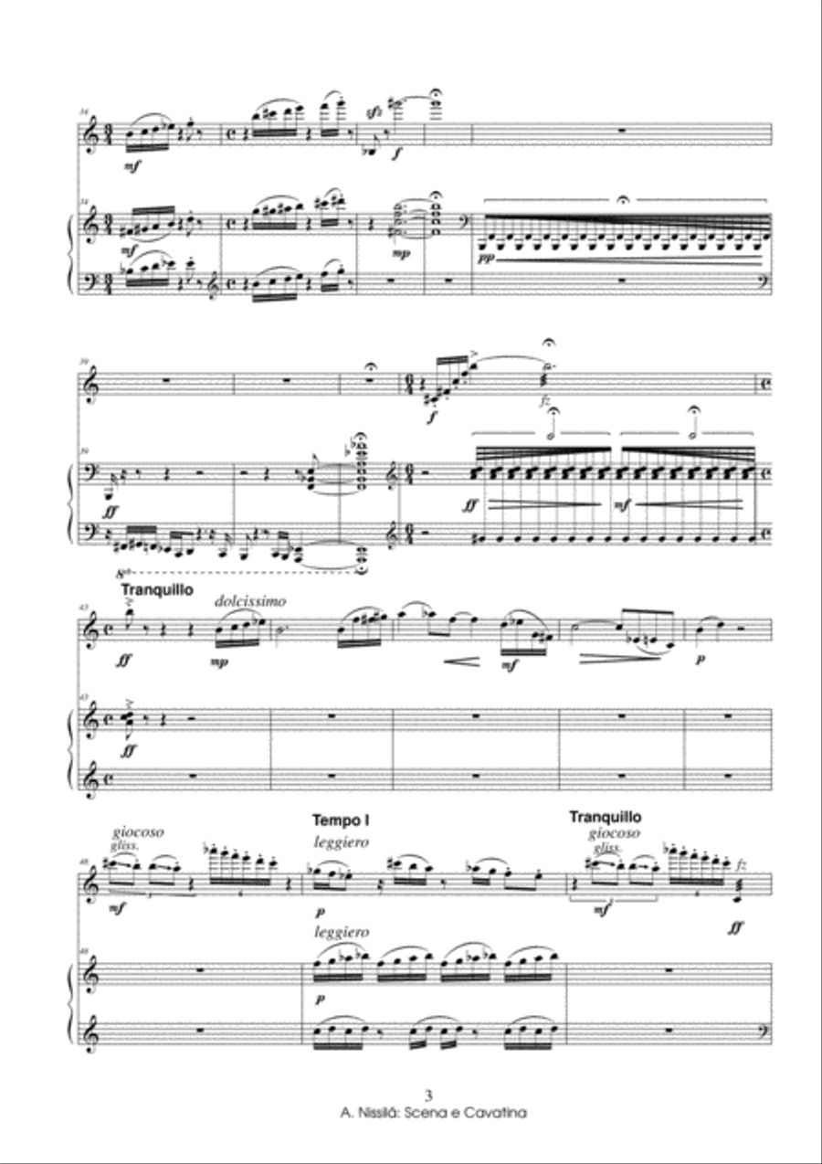 Scena e cavatina Alto Saxophone scores gallery preview page 4