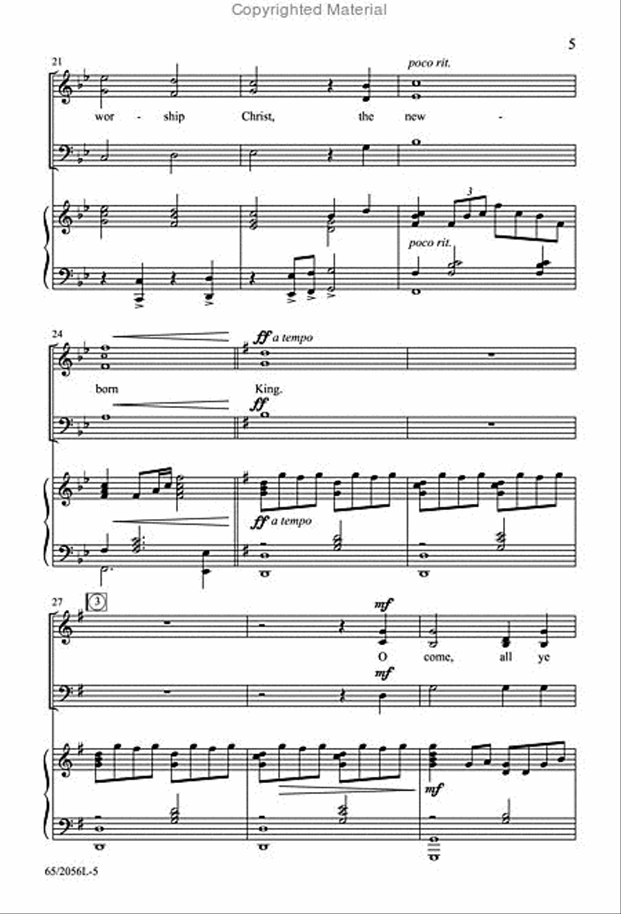 Bethlehem's Child Bethlehem's Child 3-Part scores gallery preview page 4