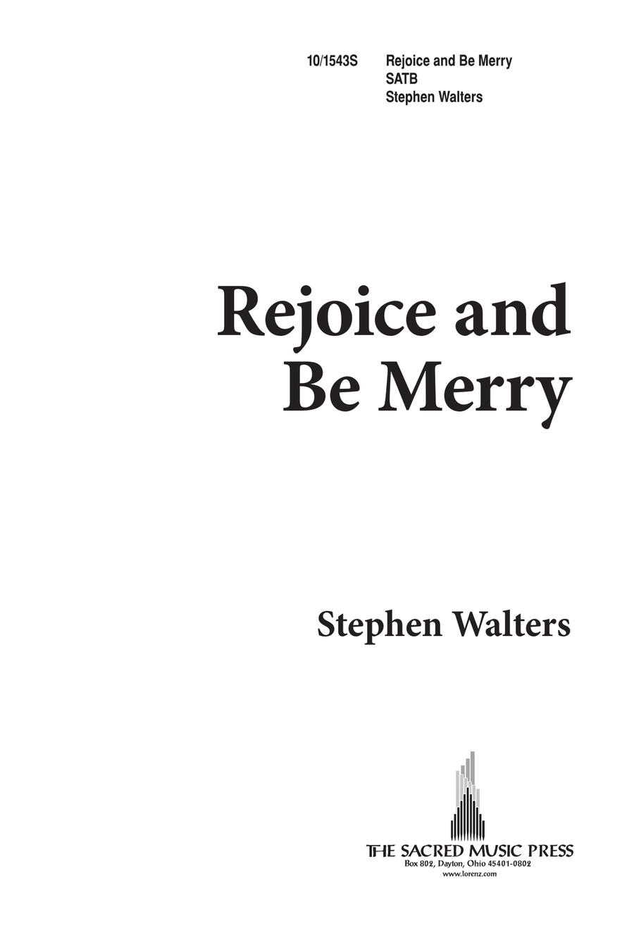 Rejoice and Be Merry