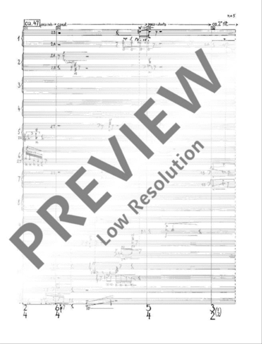Für Stimmen (... missa est) TTBB scores gallery preview page 8