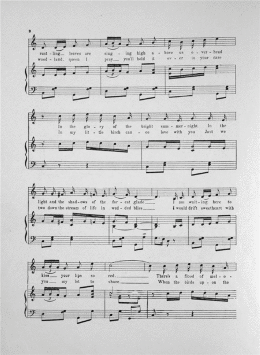 Hiawatha. Song Voice scores gallery preview page 3