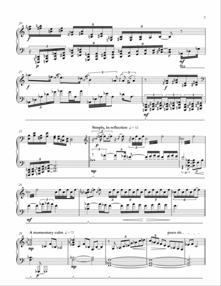 Portrait of Yoko Portrait of Yoko Piano Solo scores gallery preview page 3