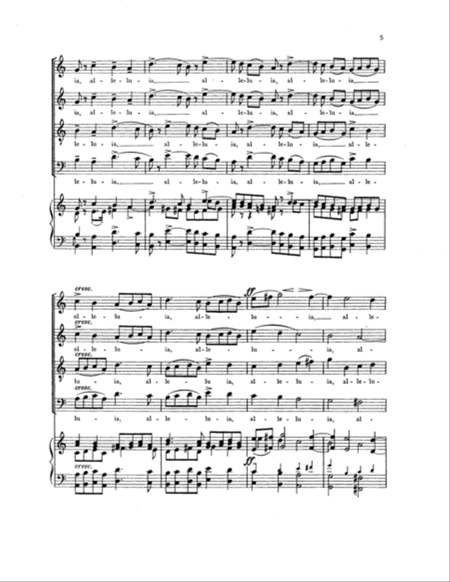 And the Child Grew 4-Part scores gallery preview page 6