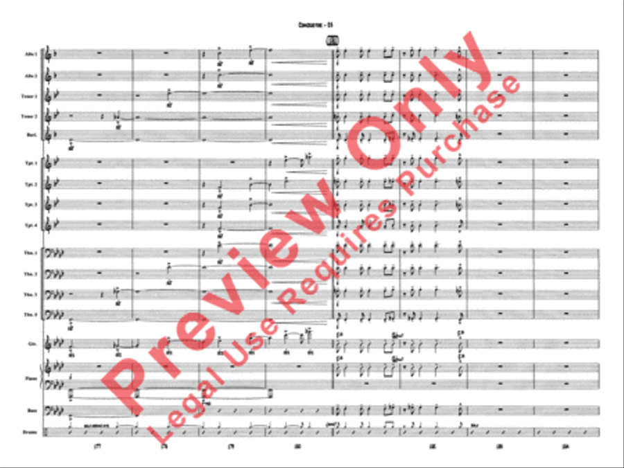 Caravan Jazz Ensemble scores gallery preview page 25