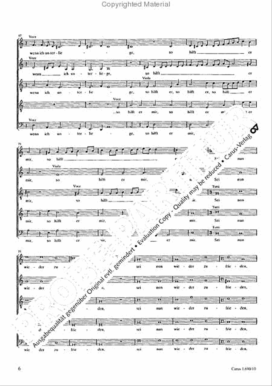 Psalm 116 SATTB scores gallery preview page 7