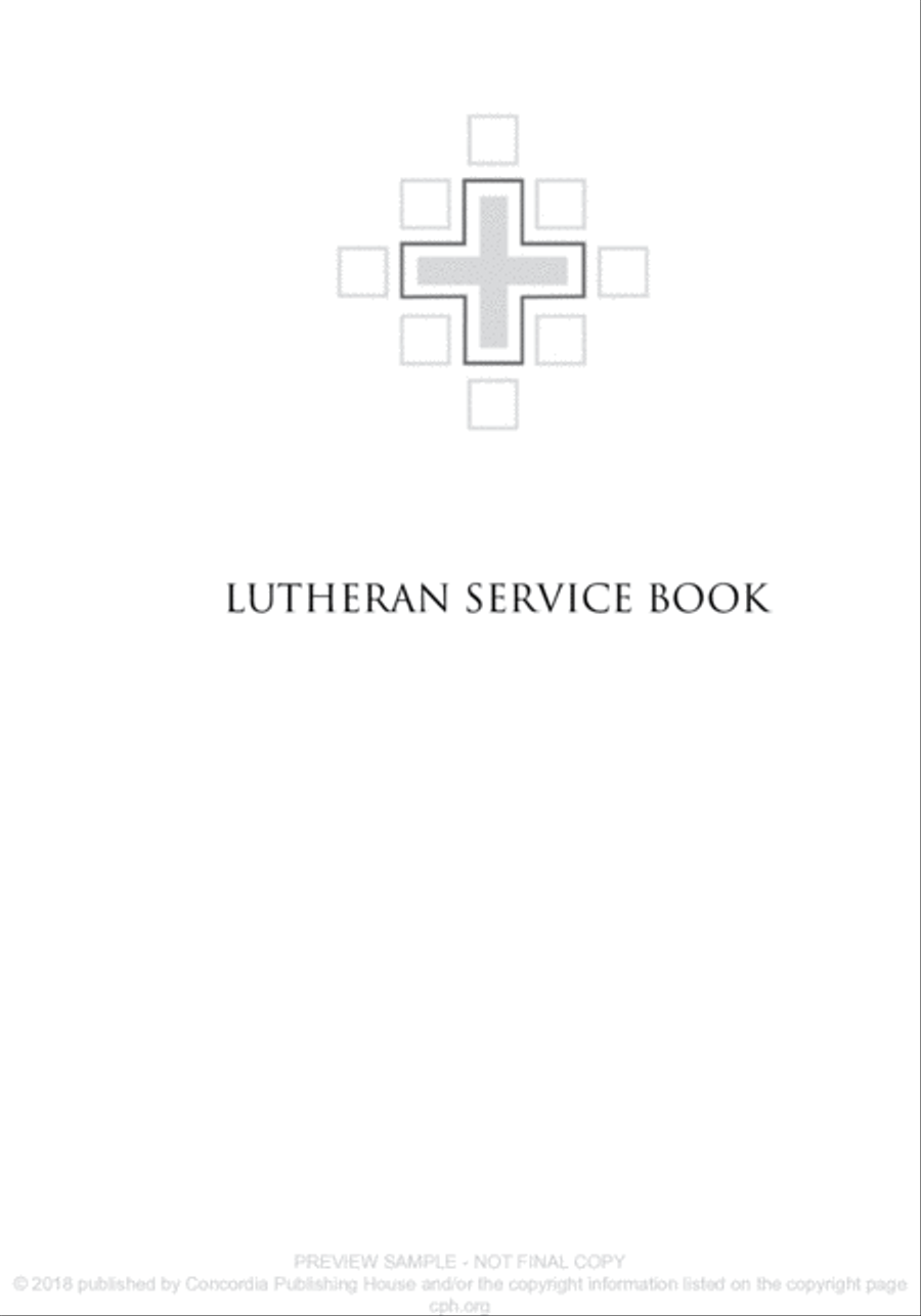 Lutheran Service Book: Psalms and Hymns Pocket Edition Choir scores gallery preview page 2