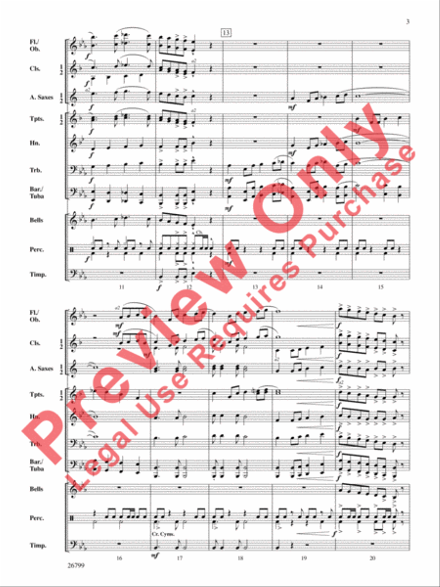 New Life Celebration New Life Celebration Concert Band scores gallery preview page 4
