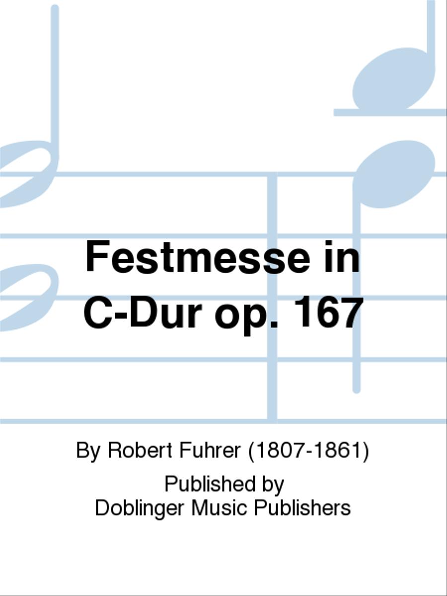 Festmesse in C-Dur op. 167 Choir scores gallery preview page 1