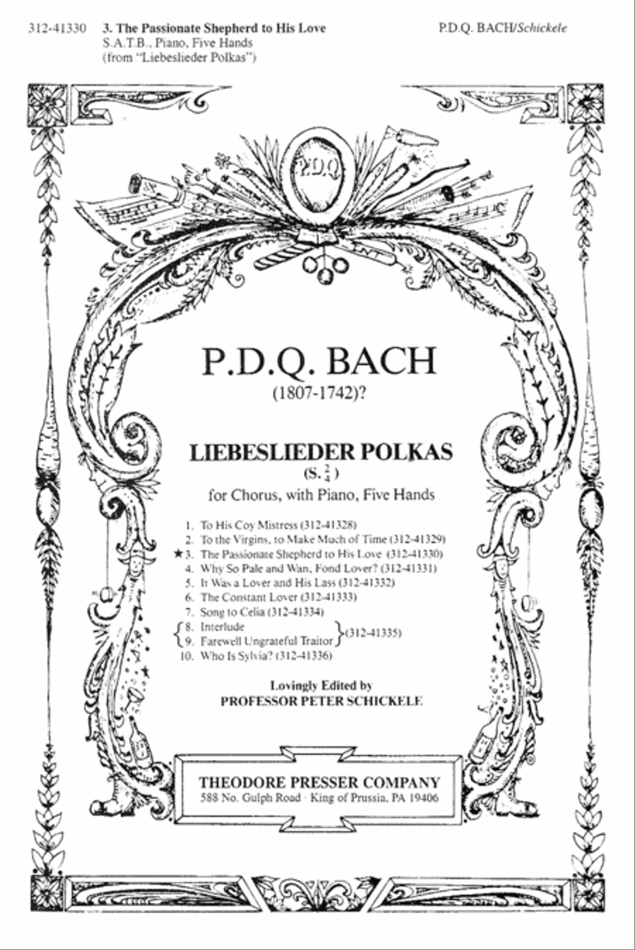 Liebeslieder Polkas, S. 2/4 4-Part scores gallery preview page 1