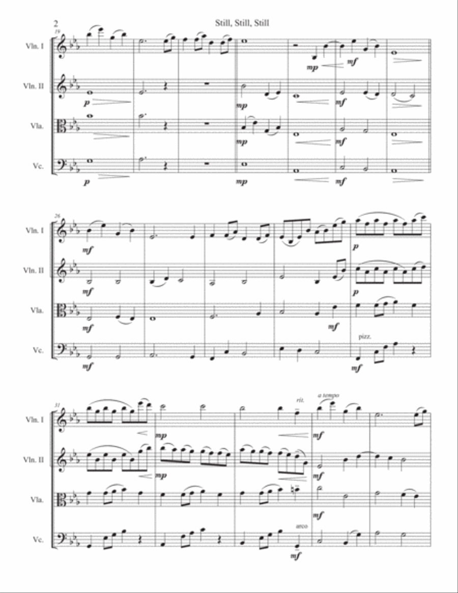 Still, Still, Still - String Quartet String Quartet scores gallery preview page 2