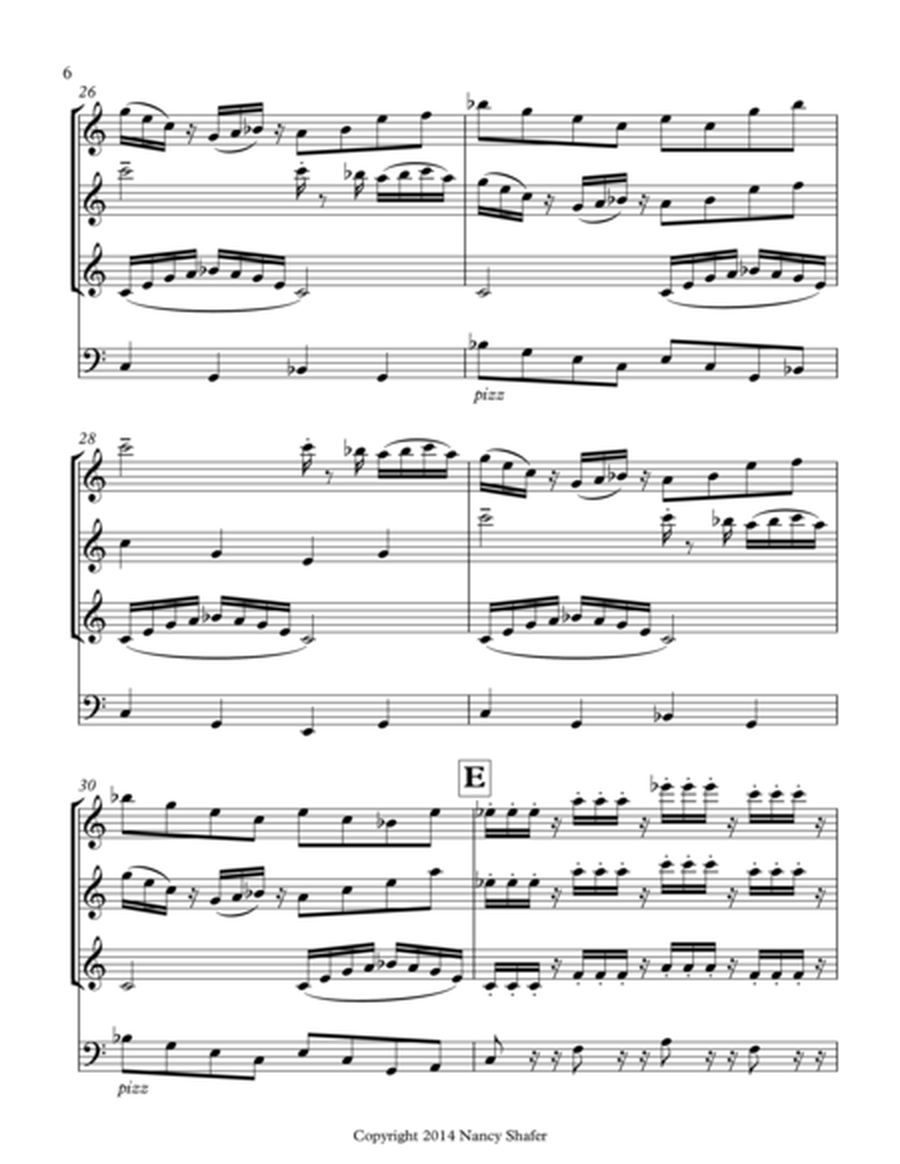 Big Top Boogie Quartet for 2 Flutes, Alto Flute & String Bass image number null