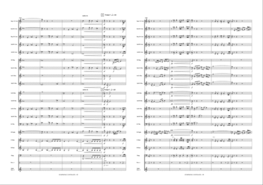 Symphonic Contrasts Brass Band scores gallery preview page 23