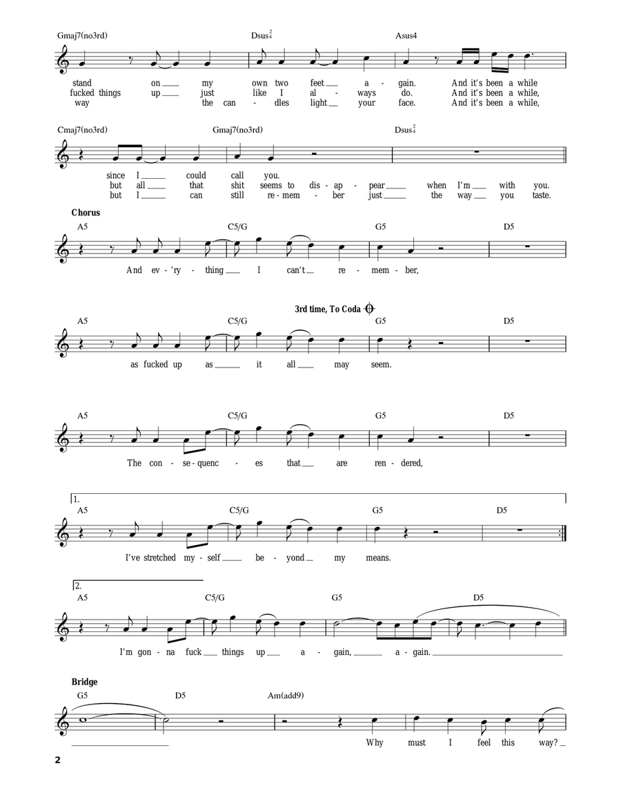 It's Been Awhile It's Been Awhile Acoustic Guitar scores gallery preview page 2