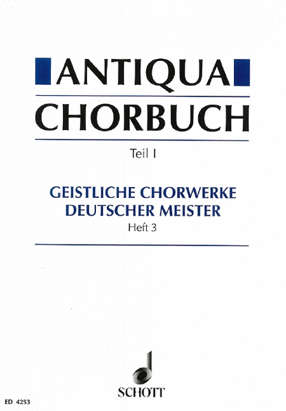 Antiqua Chorbuch Sacred Vol 3