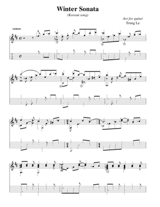 Winter sonanal(An beautiful song for guitar)