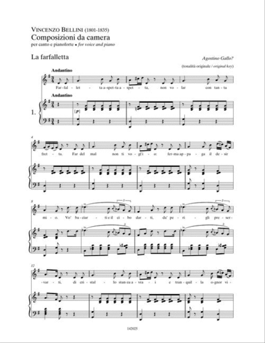 15 Composizioni Vocali da Camera – Low Voice Low Voice scores gallery preview page 9