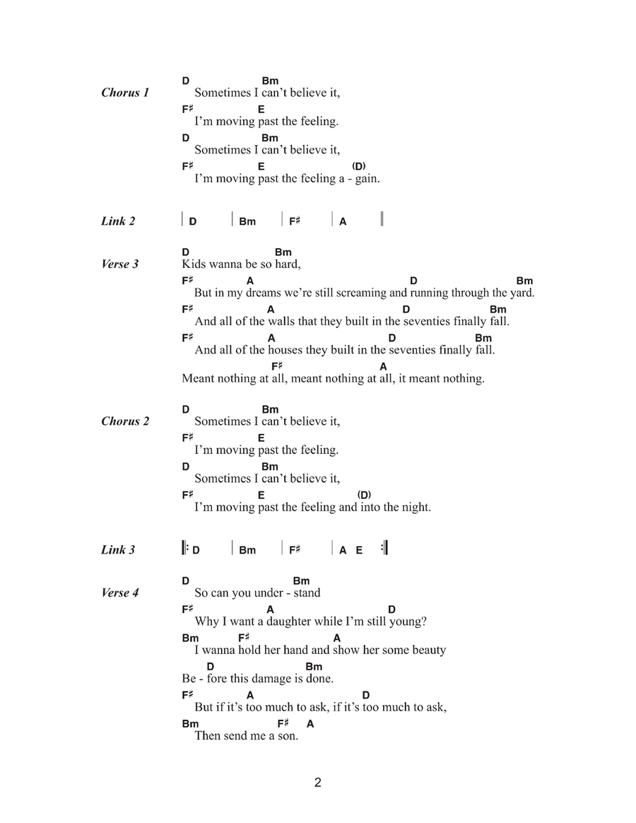 The Suburbs The Suburbs Acoustic Guitar scores gallery preview page 2
