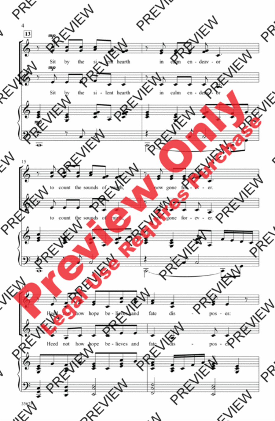 The Long Day Closes Women's Choir scores gallery preview page 4