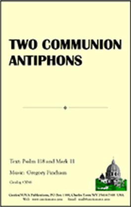 Two Communion Antiphons