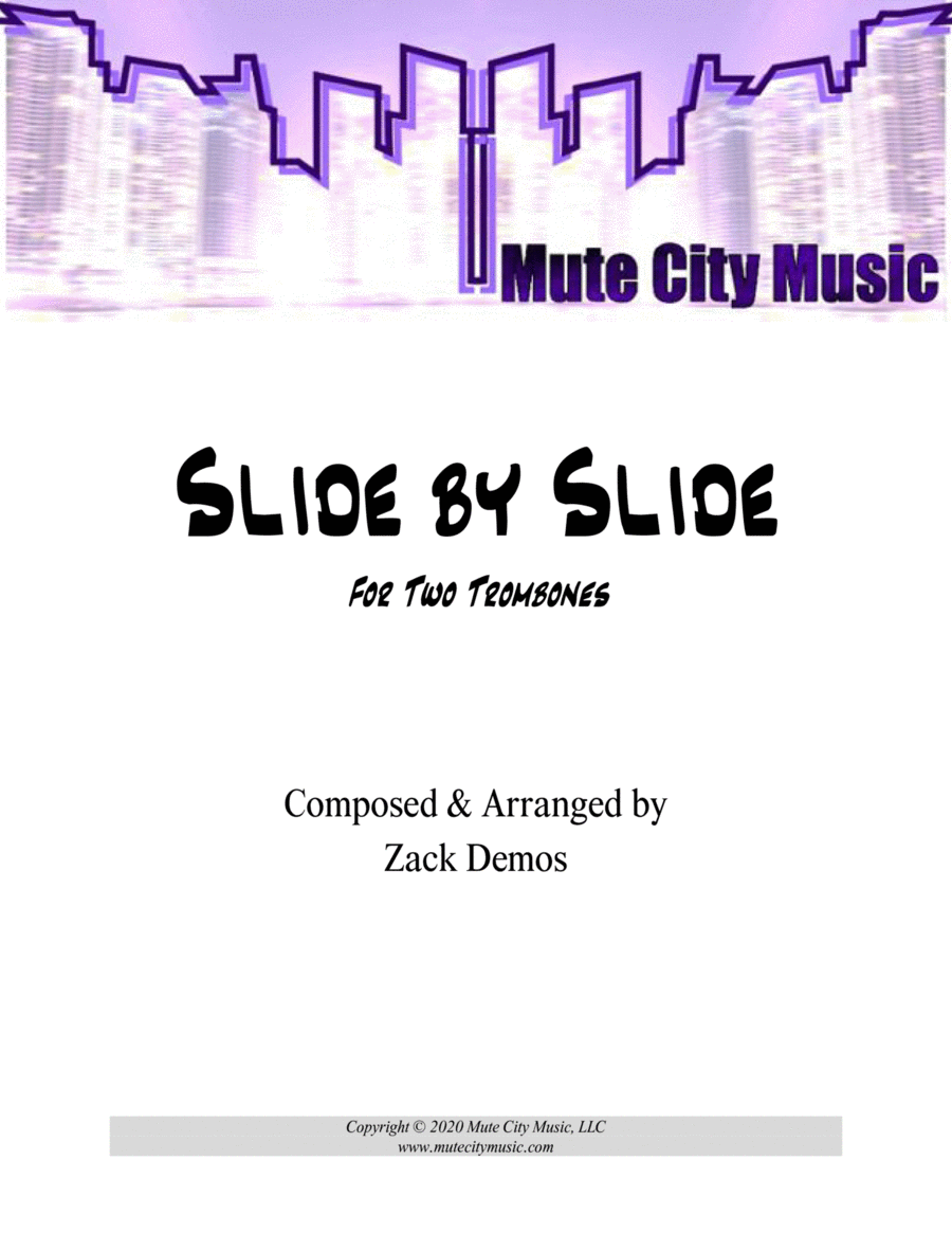 Slide by Slide Trombone Duet scores gallery preview page 1