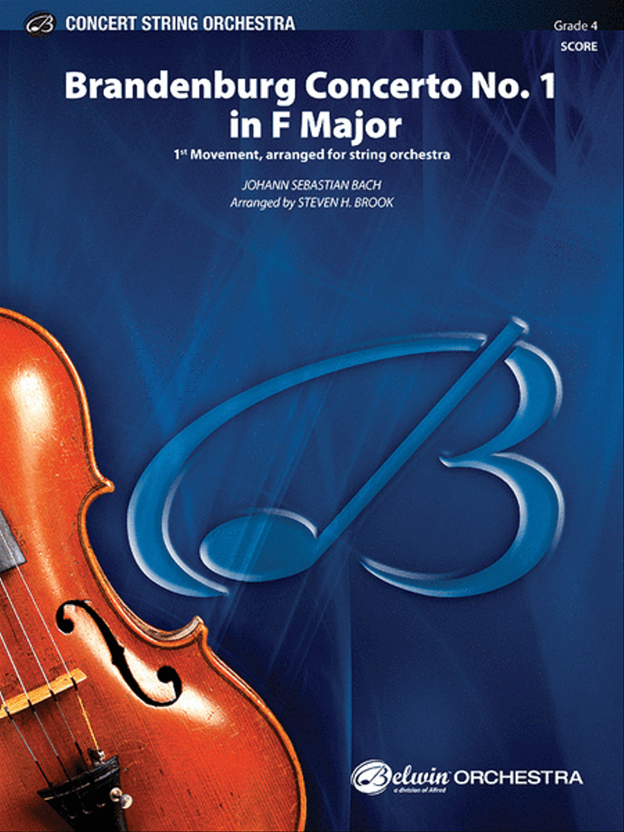 Brandenburg Concerto No. 1 in F Major String Orchestra scores gallery preview page 1