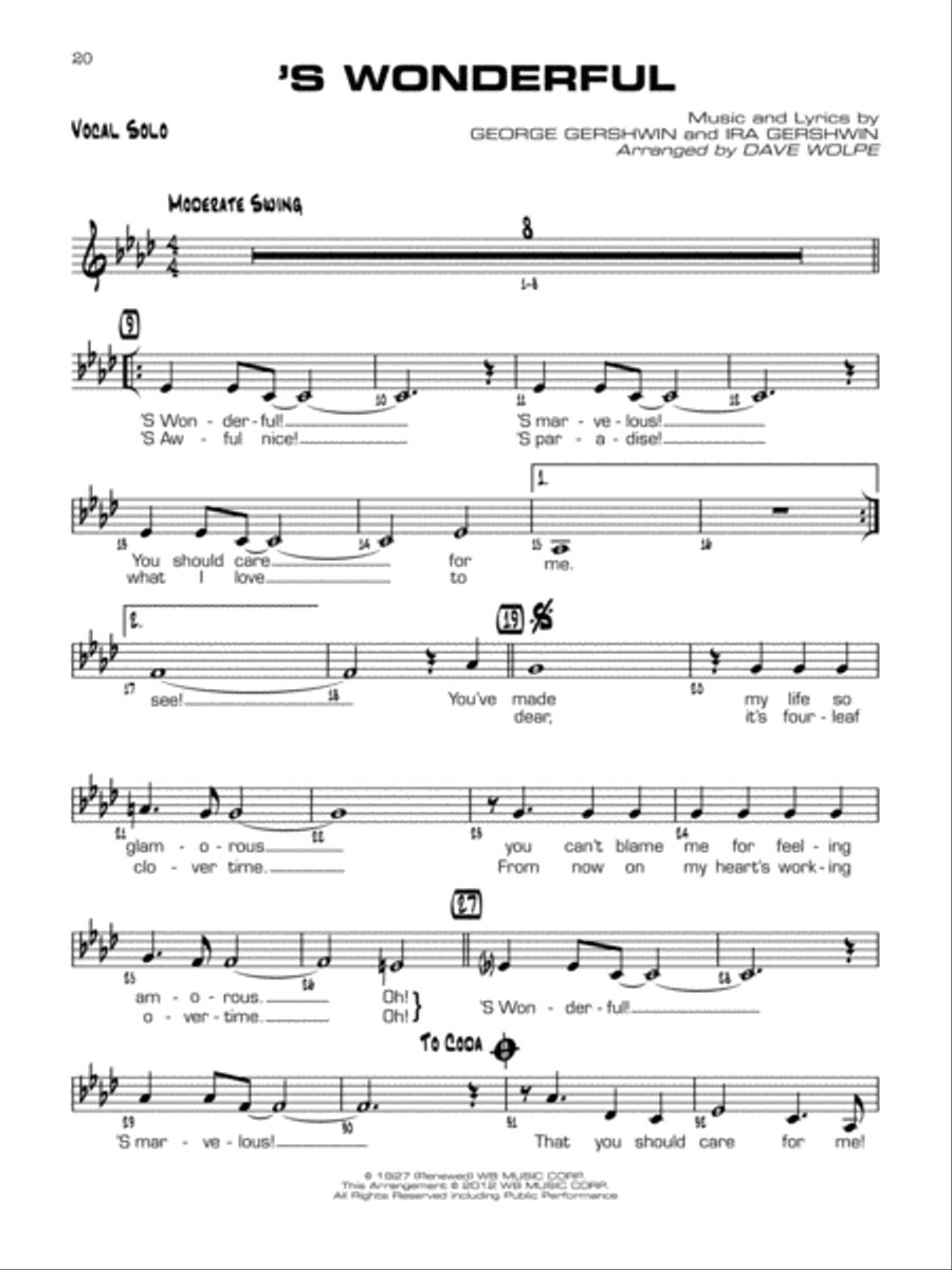 Singin' with the Jazz Combo Jazz Ensemble scores gallery preview page 4