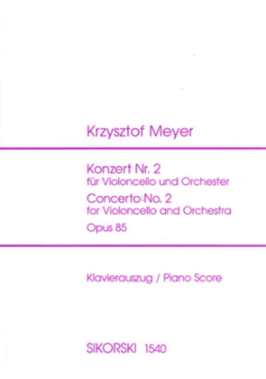 Concerto No. 2 For Cello & Orch (reduction)