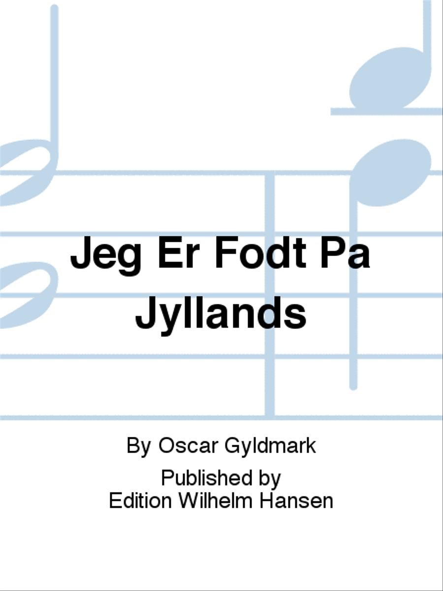 Jeg Er Født På Jyllands Choir scores gallery preview page 1