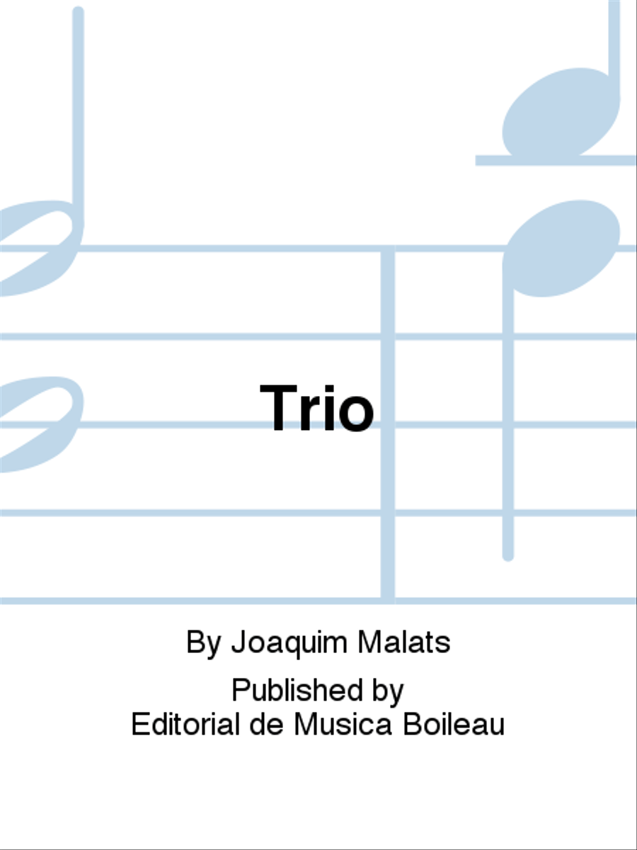 Book cover for Trio