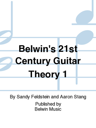 Book cover for Belwin's 21st Century Guitar Theory 1