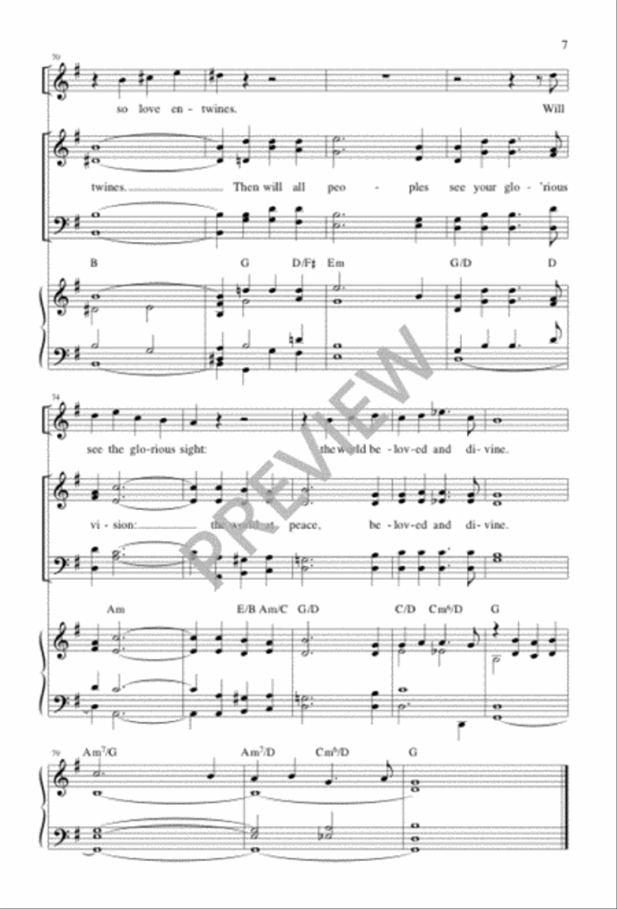 This Is My Song 4-Part scores gallery preview page 7
