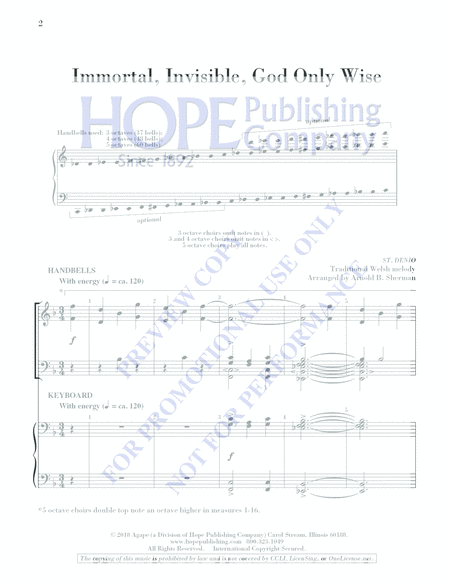 IMMORTAL INVIS-SHER-Director and Piano Score