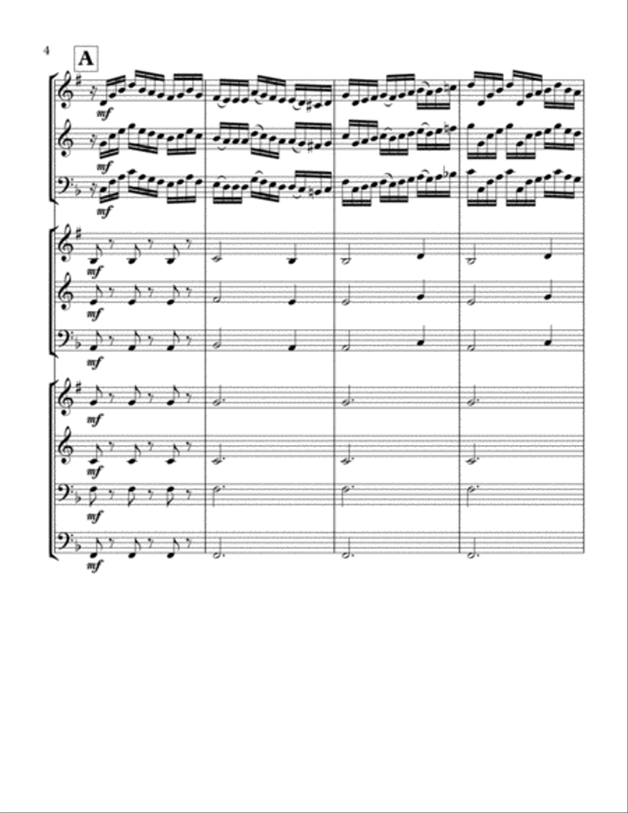 Reicha 24 Trios Vol 2 (trios 7 - 12) Brass Ensemble scores gallery preview page 5