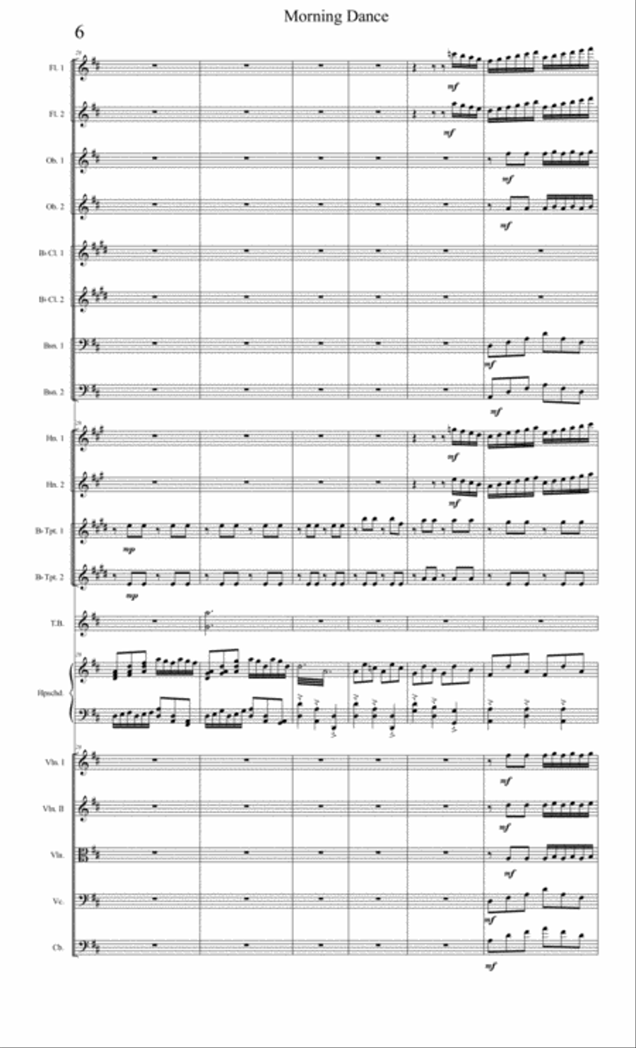 Morning Dance Chamber Orchestra scores gallery preview page 6