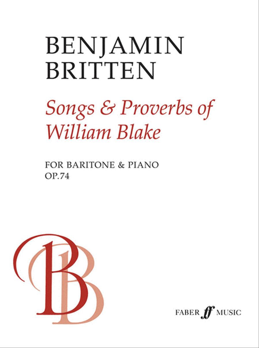 Songs and Proverbs of William Blake Voice scores gallery preview page 1