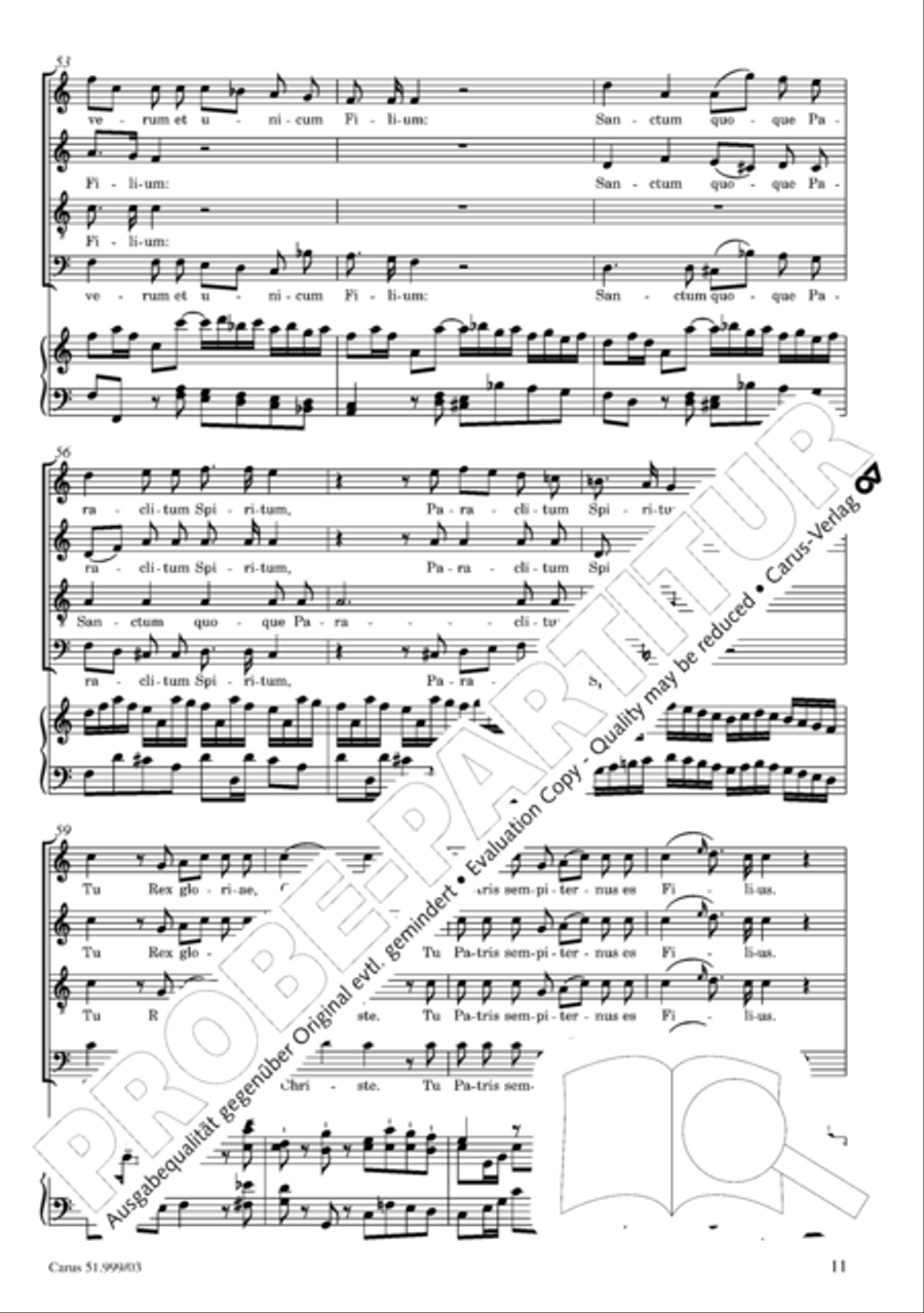 Te Deum 4-Part scores gallery preview page 12