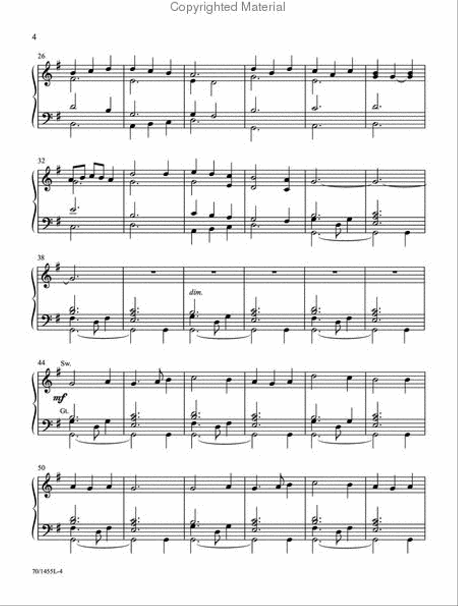 Simple Solutions for Sunday at the Organ Organ Solo scores gallery preview page 3