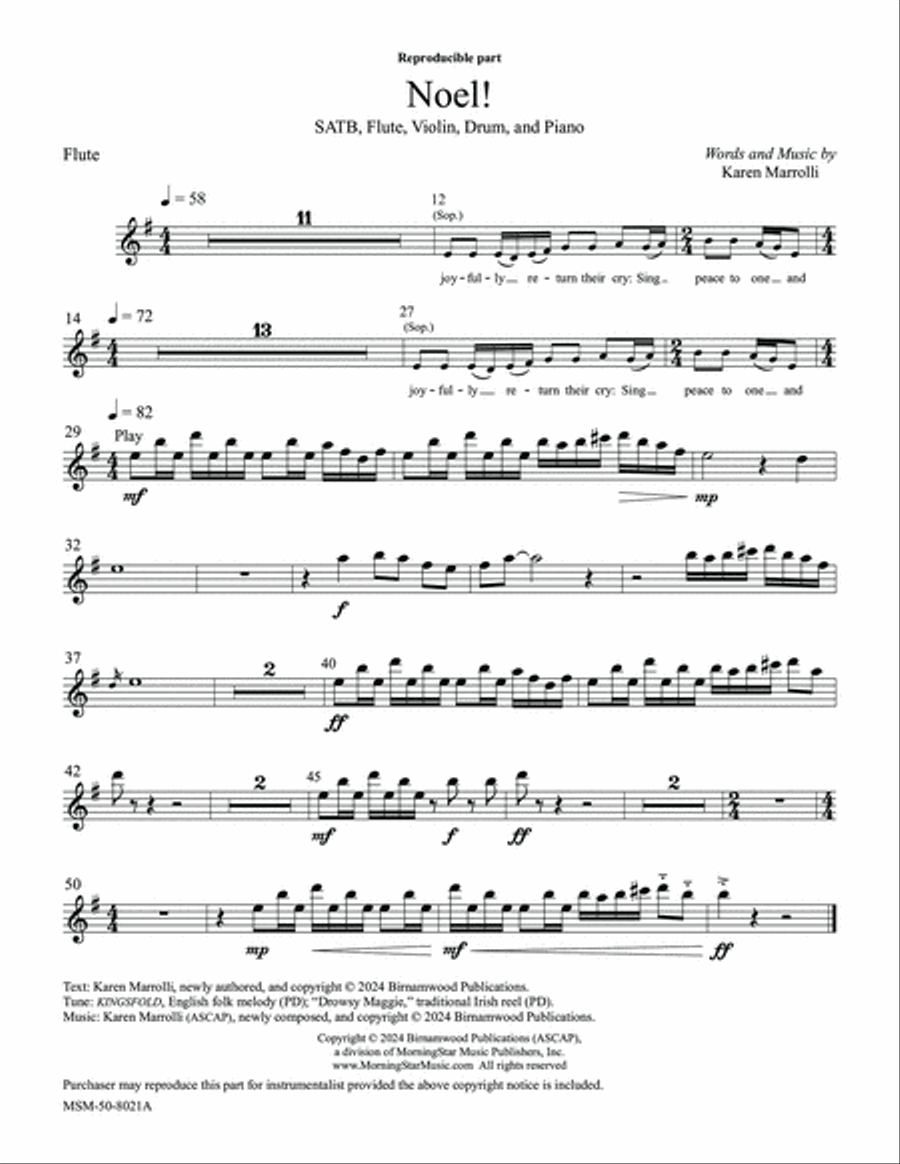 Noel! Choir scores gallery preview page 3