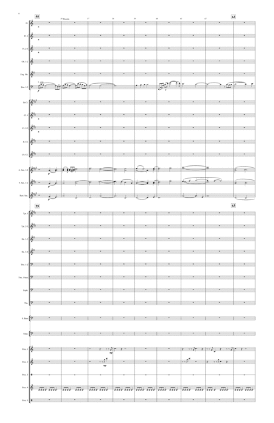Profound Greatness Concert Band scores gallery preview page 6