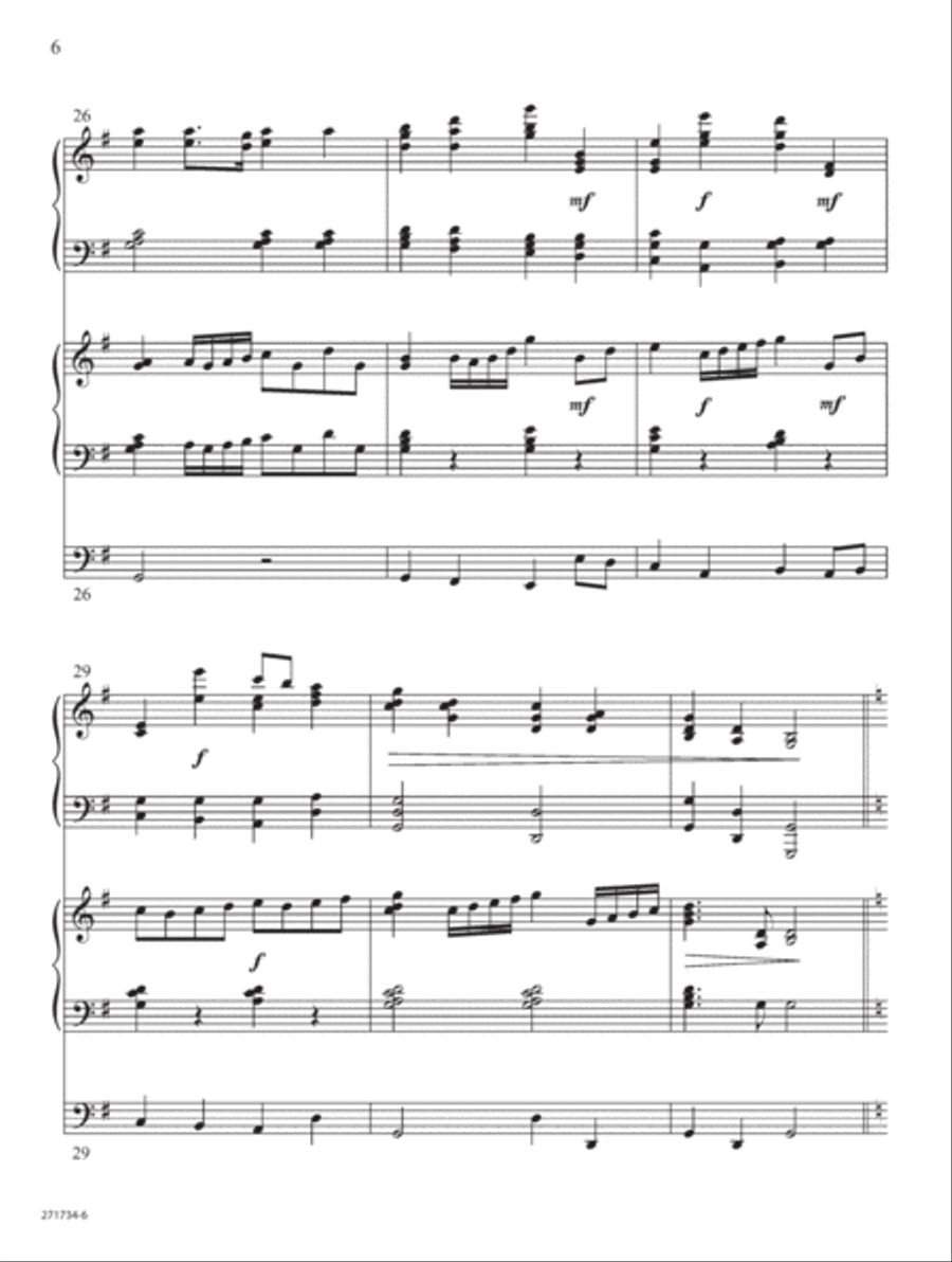 Grace So Amazing Grace So Amazing Organ scores gallery preview page 6