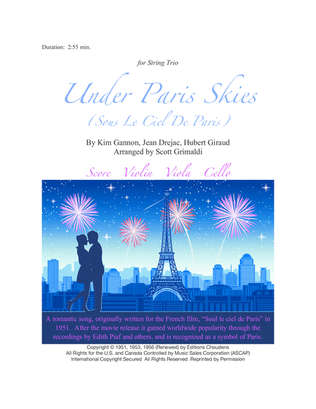 Book cover for Under Paris Skies