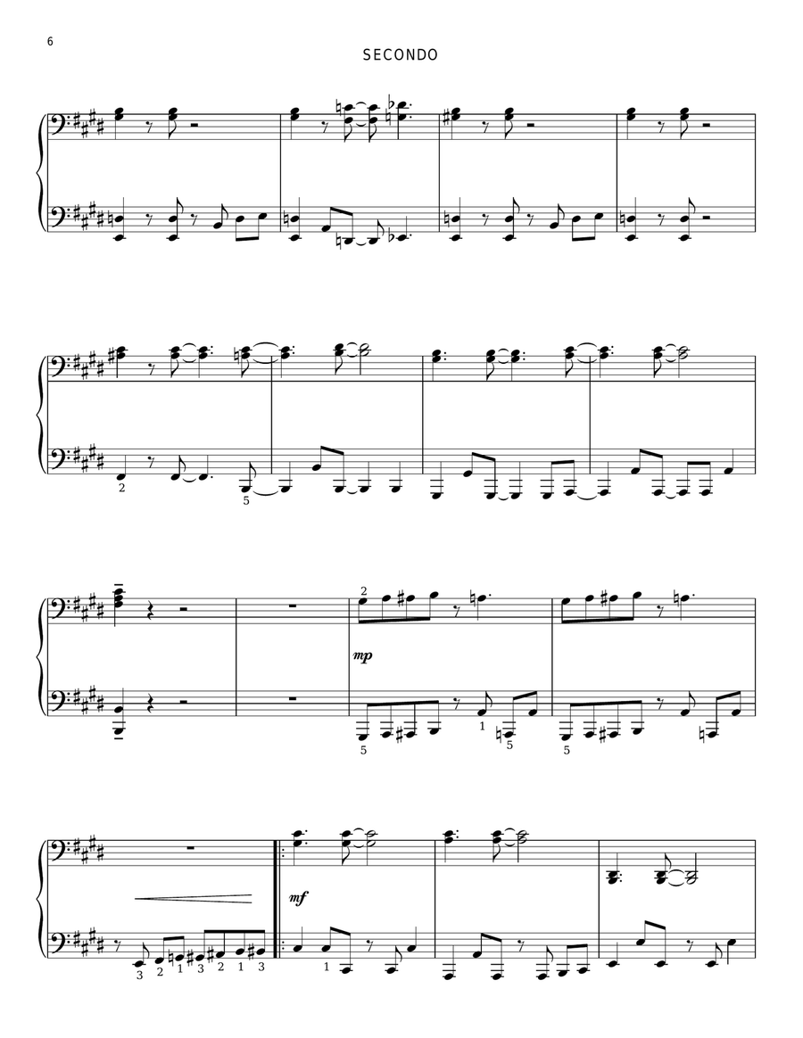 Stick To The Status Quo Piano Duet scores gallery preview page 5