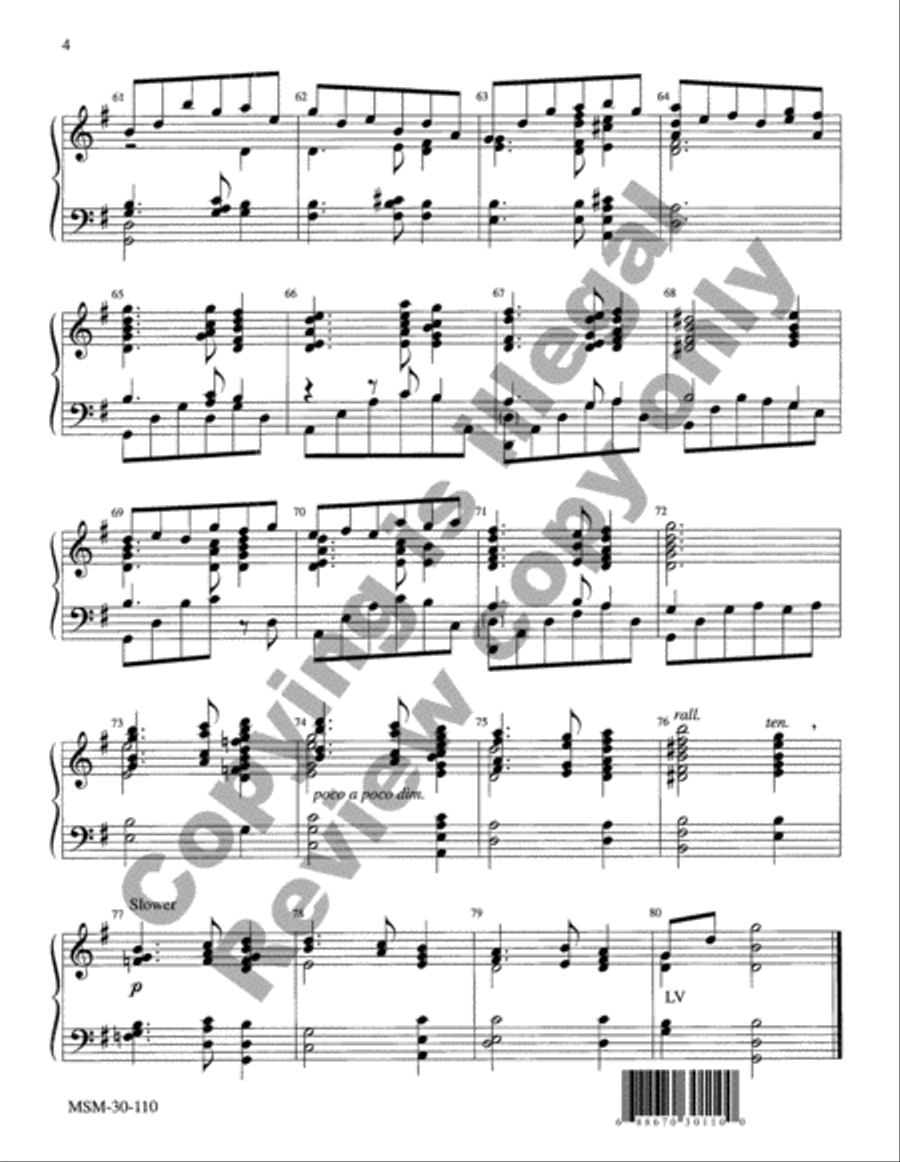 A Catalan Carol Handbell Choir scores gallery preview page 5