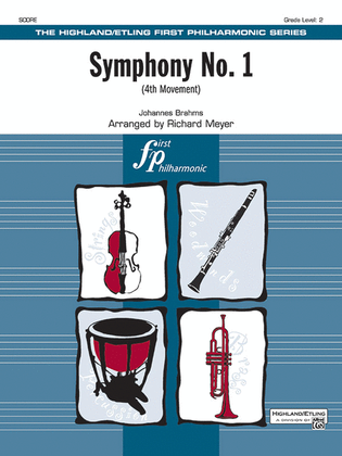 Book cover for Symphony No. 1 (4th Movement)