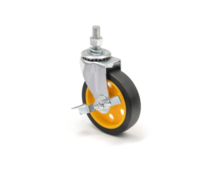 4 x 1″ Caster Wheel Pack with Brake for R2 and R6 Carts