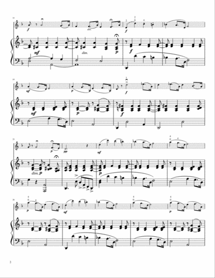 Elegie from Les Erinnyes Violin Solo scores gallery preview page 3